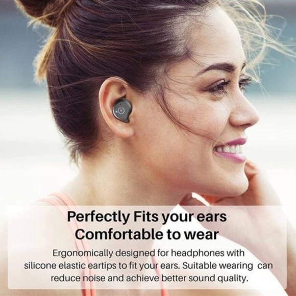 Tozo Active Noise Cancelling Wireless Earbuds, Waterproof Bluetooth Headphones - Picture 4 of 9